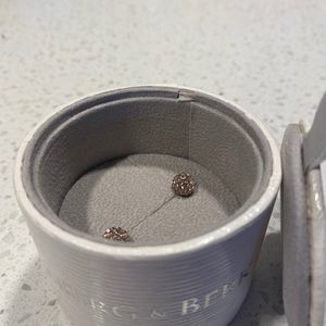 Hillberg & Berk sparkle ball earrings